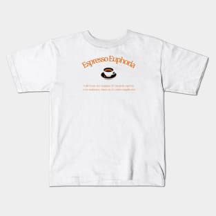 Espresso Euphoria Kids T-Shirt